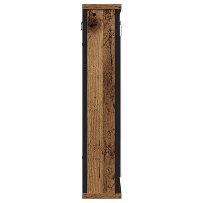 vidaXL Bathroom Mirror Cabinet Old Wood 42x12x60 cm Engineered Wood