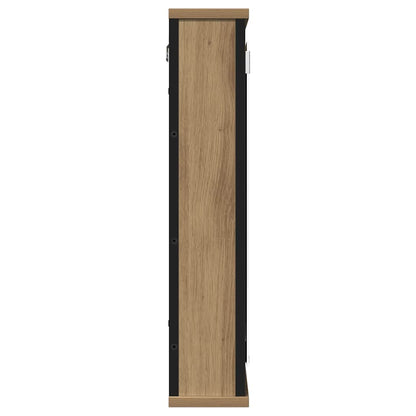 vidaXL Bathroom Mirror Cabinet Artisan Oak 42x12x60 cm Engineered Wood