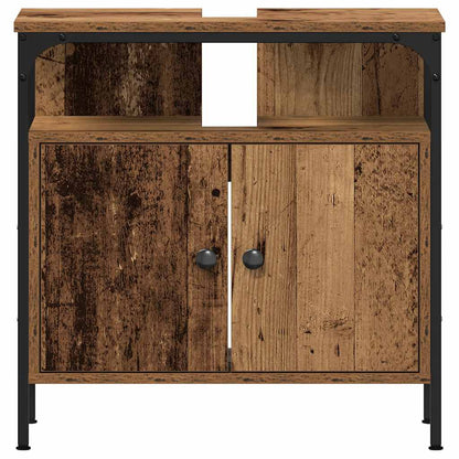 vidaXL Bathroom Sink Cabinet Old Wood 60x30x60 cm Engineered Wood