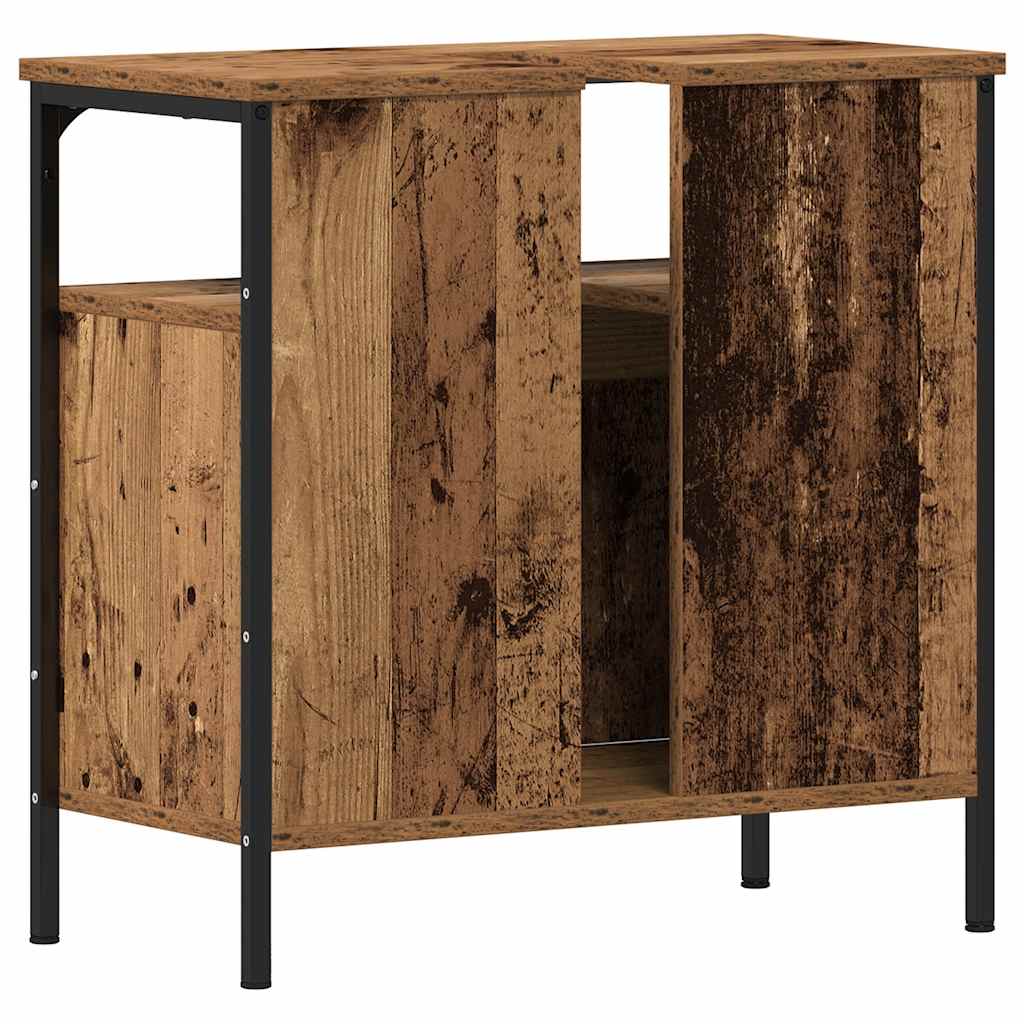 vidaXL Bathroom Sink Cabinet Old Wood 60x30x60 cm Engineered Wood