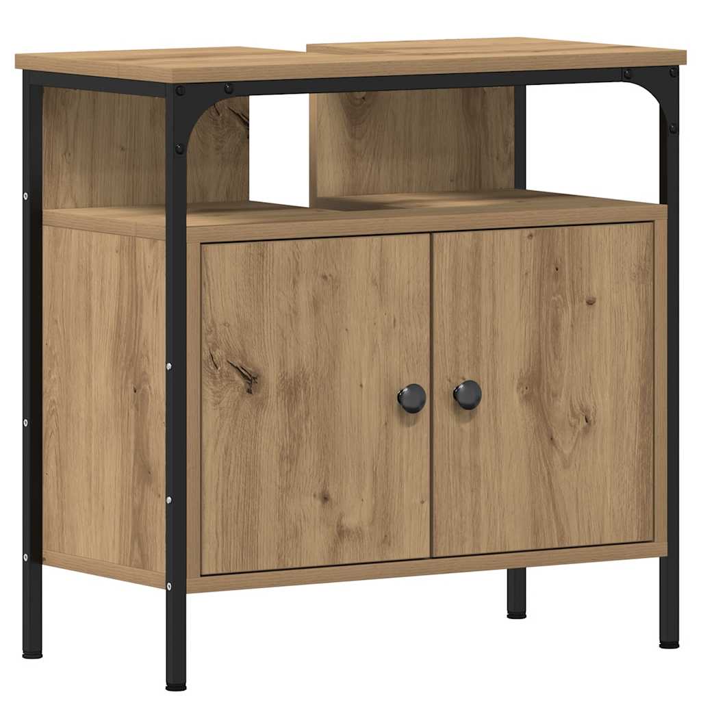 vidaXL Bathroom Sink Cabinet Artisan Oak 60x30x60 cm Engineered Wood