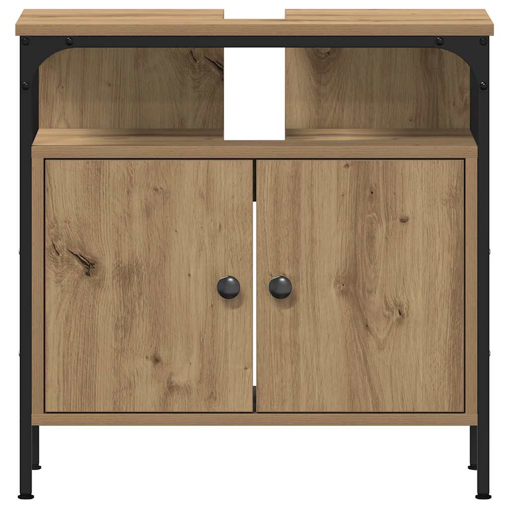 vidaXL Bathroom Sink Cabinet Artisan Oak 60x30x60 cm Engineered Wood