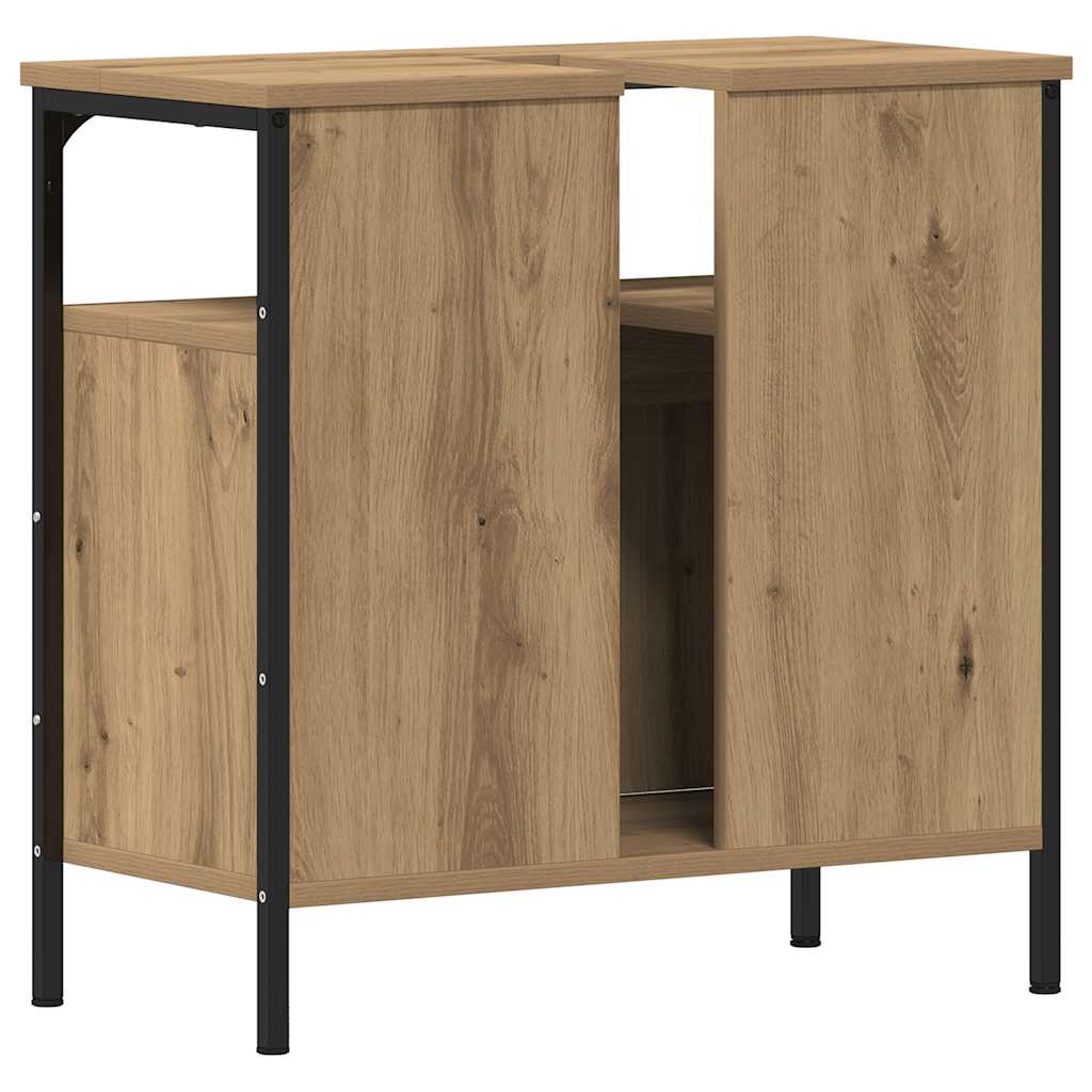 vidaXL Bathroom Sink Cabinet Artisan Oak 60x30x60 cm Engineered Wood