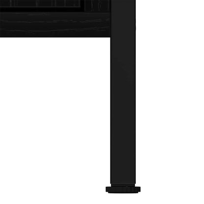 vidaXL Bathroom Sink Cabinet Black Oak 60x30x60 cm Engineered Wood