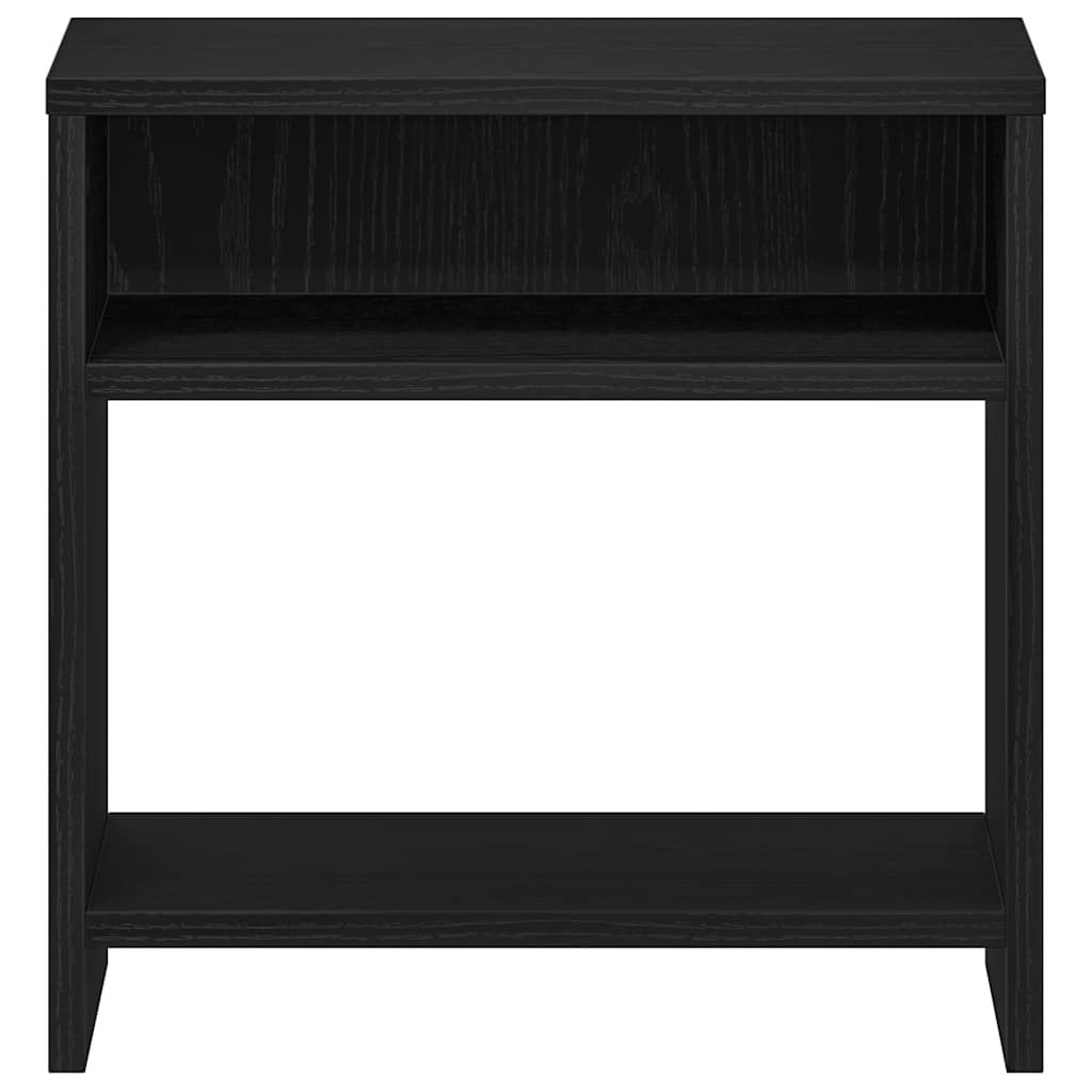 vidaXL Bedside Cabinets 2 pcs Black Oak 40x30x40 cm Engineered Wood