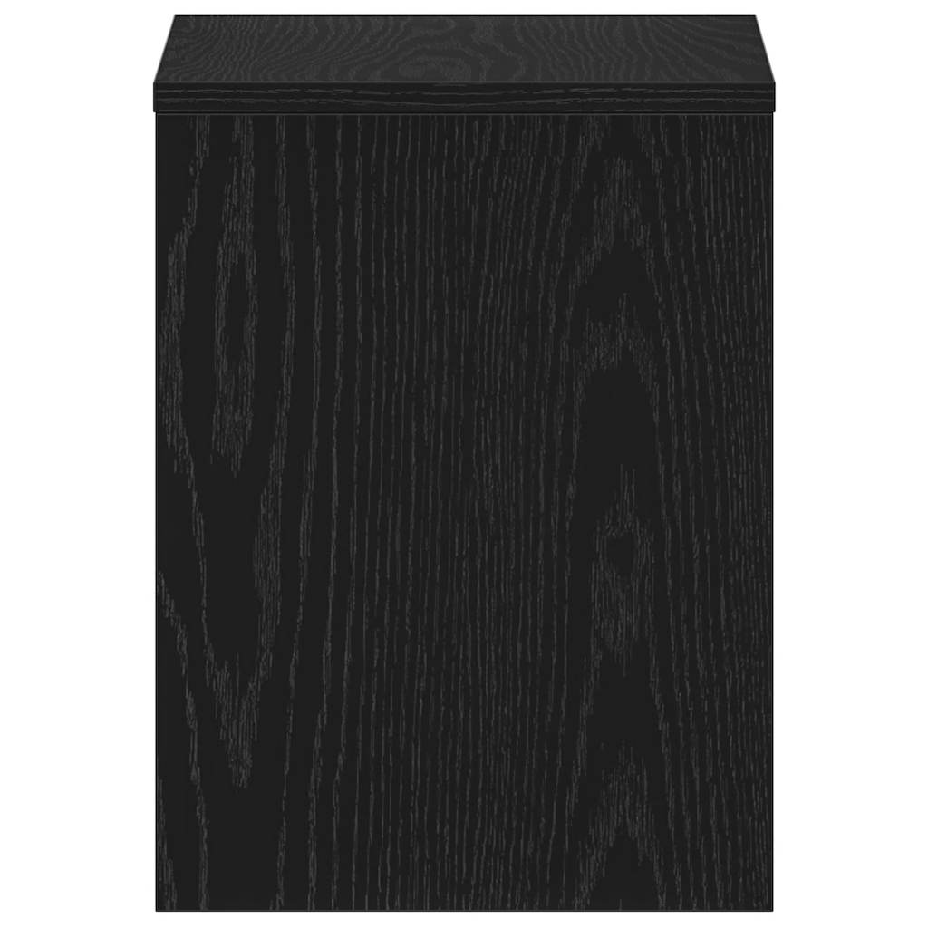 vidaXL Bedside Cabinets 2 pcs Black Oak 40x30x40 cm Engineered Wood