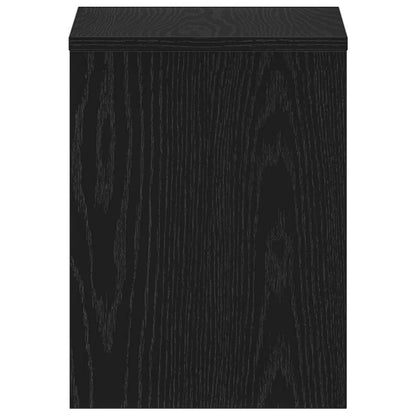 vidaXL Bedside Cabinets 2 pcs Black Oak 40x30x40 cm Engineered Wood
