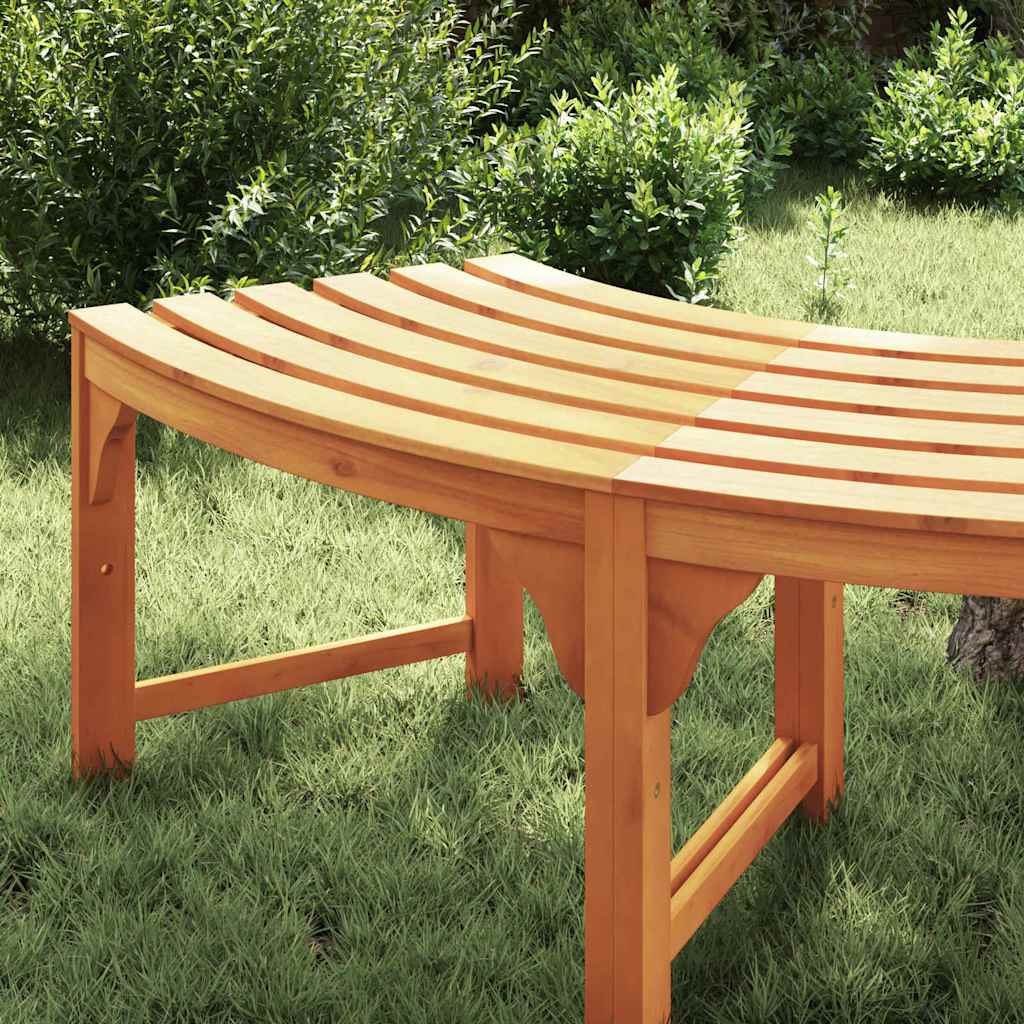 vidaXL Tree Bench 4-Seater 210 x 80 x 45 cm Solid Eucalyptus Wood