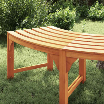 vidaXL Tree Bench 4-Seater 210 x 80 x 45 cm Solid Eucalyptus Wood