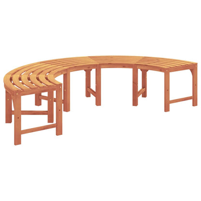 vidaXL Tree Bench 4-Seater 210 x 80 x 45 cm Solid Eucalyptus Wood