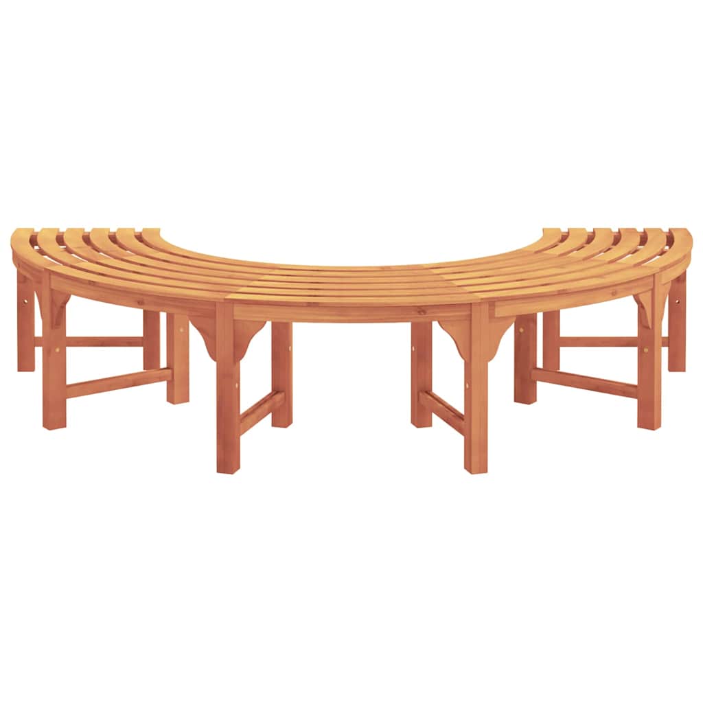 vidaXL Tree Bench 4-Seater 210 x 80 x 45 cm Solid Eucalyptus Wood