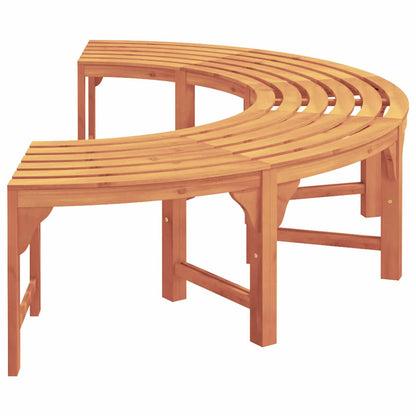 vidaXL Tree Bench 4-Seater 210 x 80 x 45 cm Solid Eucalyptus Wood