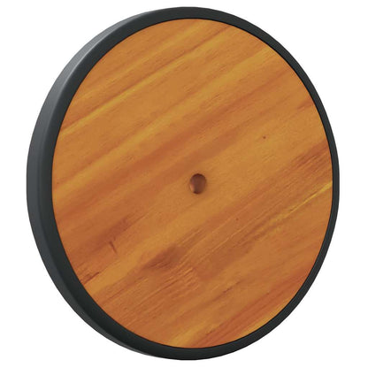 vidaXL Space Wheels 2 pcs Brown 20.5 x 20.5 x 2 cm Solid Acacia Wood