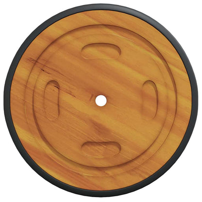 vidaXL Space Wheels 2 pcs Brown 20.5 x 20.5 x 2 cm Solid Acacia Wood
