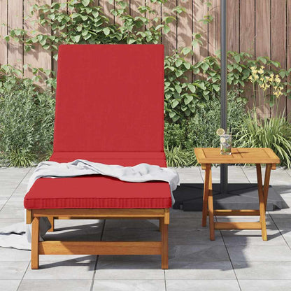 vidaXL Sun Lounger Reclining Brown 199 x 63 x 85 cm Solid Acacia Wood