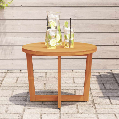 vidaXL Garden Side Table Round Ø55x40 cm Solid Wood Acacia