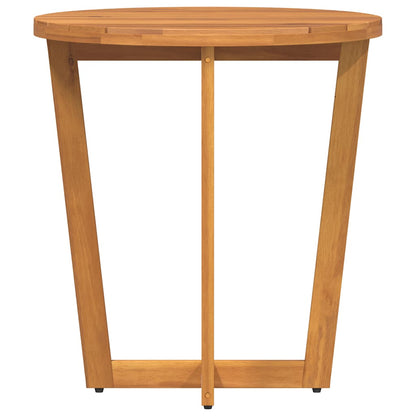 vidaXL Garden Side Table Round Ø70x75 cm Solid Wood Acacia