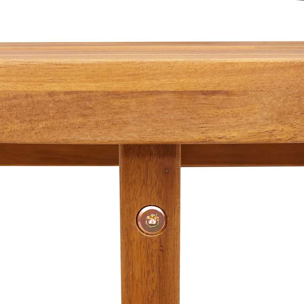 vidaXL Garden Dining Table Round Ø90x75 cm Solid Wood Acacia