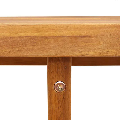 vidaXL Garden Dining Table Round Ø110x75 cm Solid Wood Acacia