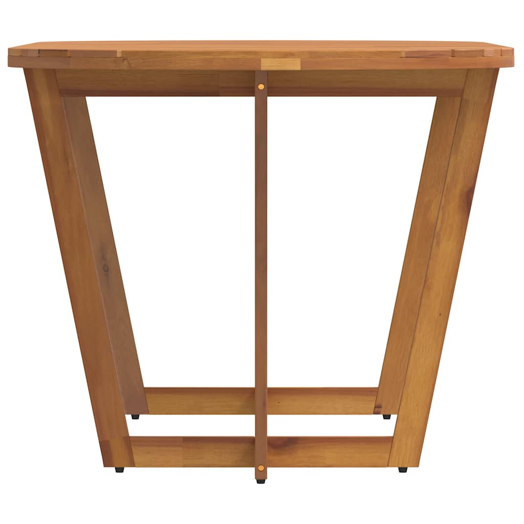 vidaXL Garden Dining Table Oval 200x90x75 cm Solid Wood Acacia