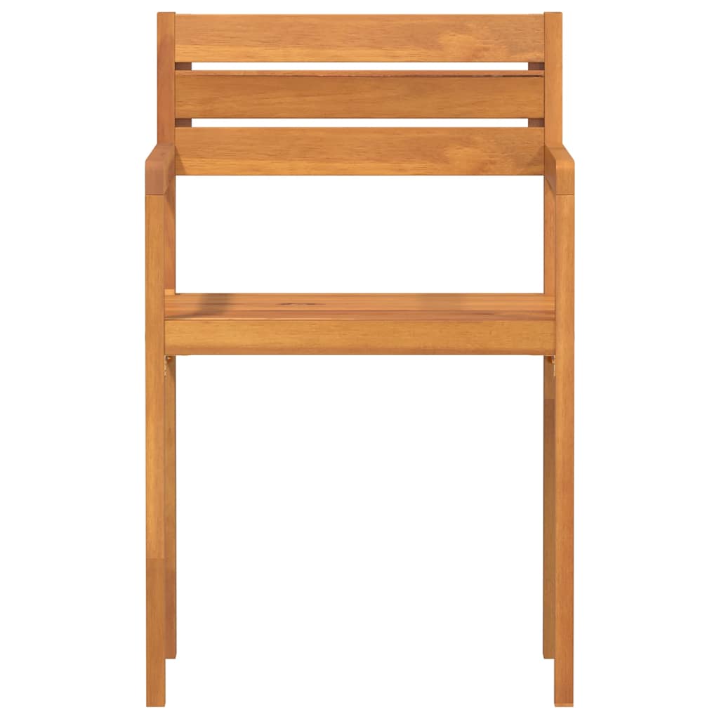 vidaXL Garden Chairs 2 pcs 50x53x80 cm Solid Wood Acacia