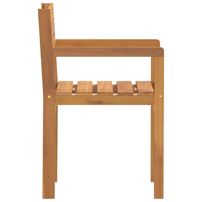 vidaXL Garden Chairs 2 pcs 50x53x80 cm Solid Wood Acacia