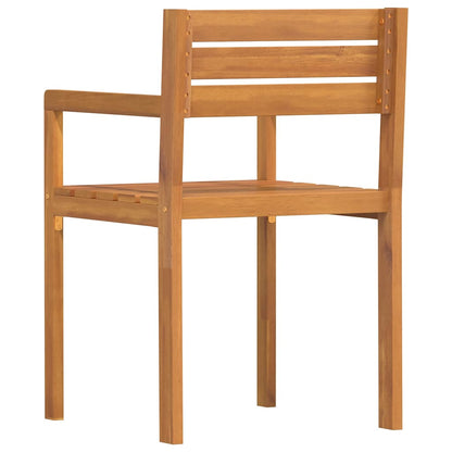 vidaXL Garden Chairs 2 pcs 50x53x80 cm Solid Wood Acacia