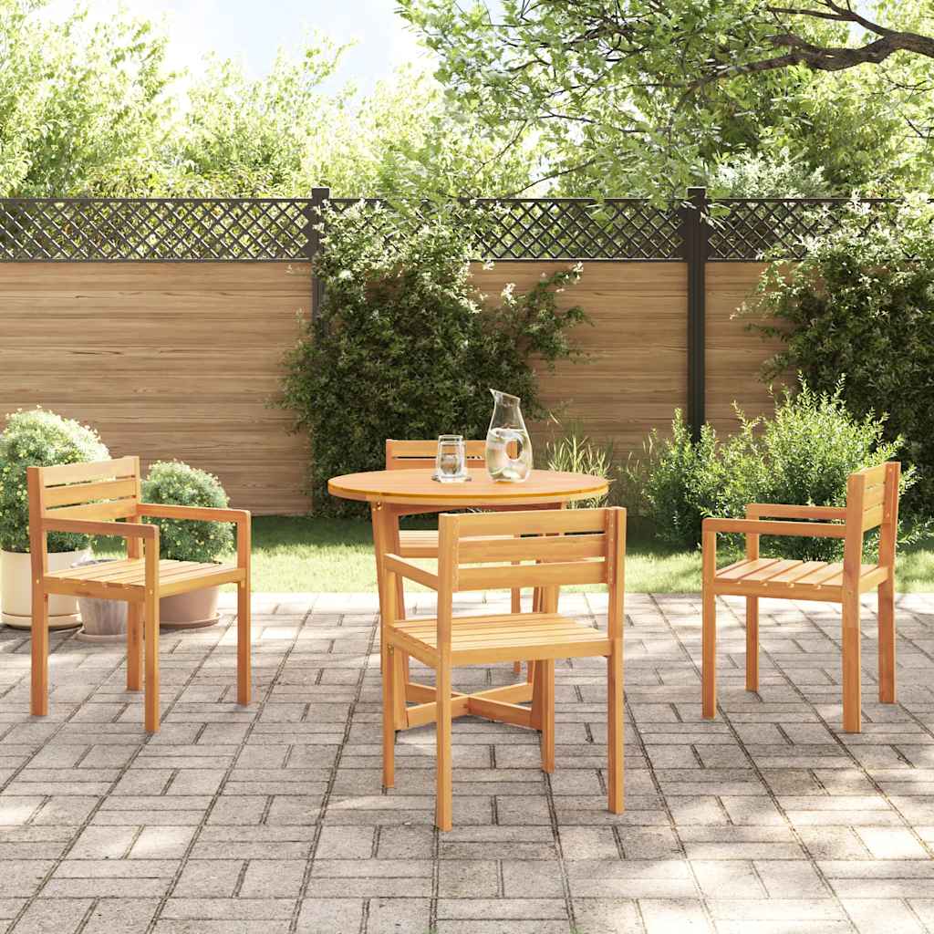 vidaXL Garden Chairs 4 pcs 50x53x80 cm Solid Wood Acacia