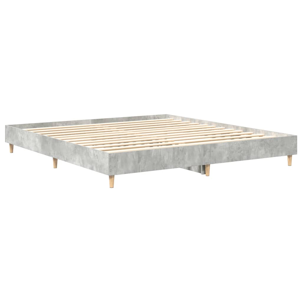 vidaXL Bed Frame | Concrete grey