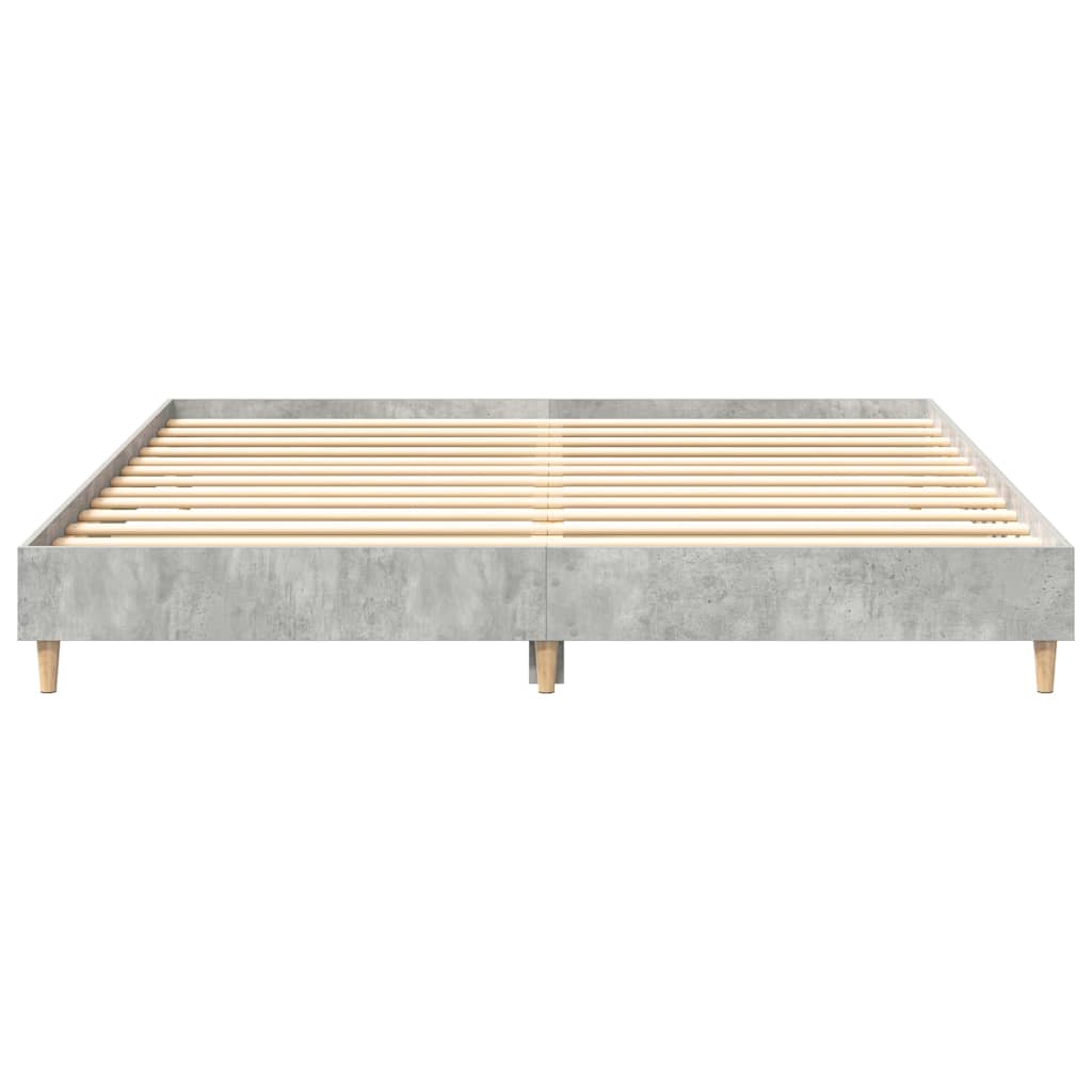 vidaXL Bed Frame | Concrete grey