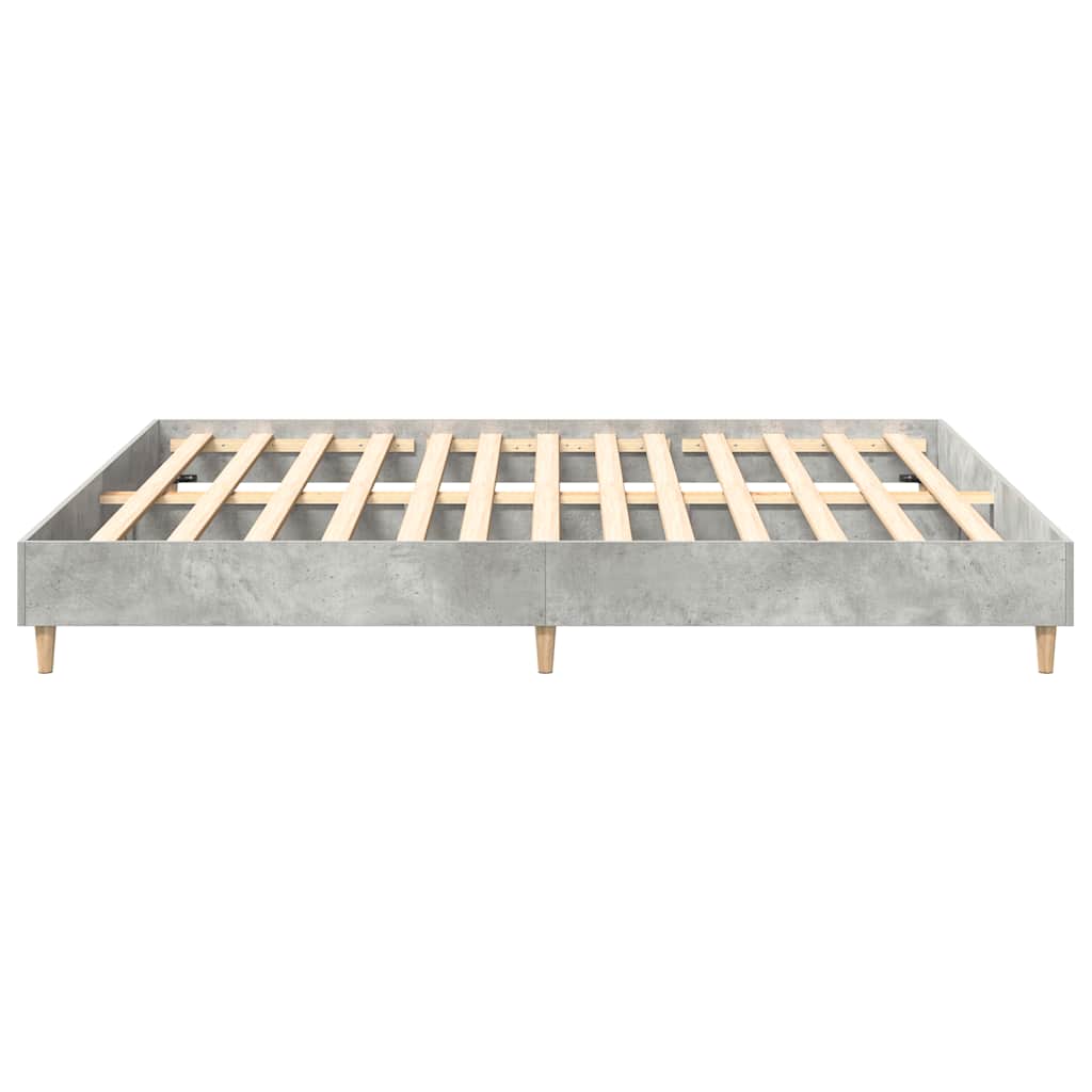 vidaXL Bed Frame | Concrete grey
