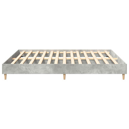 vidaXL Bed Frame | Concrete grey