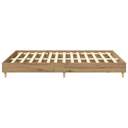 vidaXL Bed Frame | Artisan oak | Engineered wood | King | Bed Frame