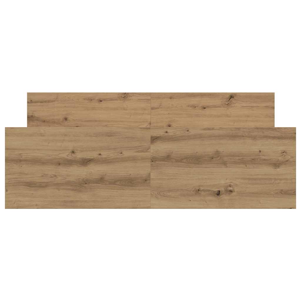 vidaXL Bed Frame without Mattress Artisan Oak 150x200cm Engineered Wood