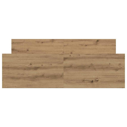 vidaXL Bed Frame without Mattress Artisan Oak 150x200cm Engineered Wood