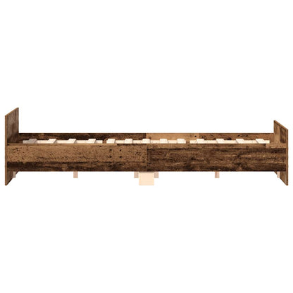 vidaXL Bed Frame without Mattress Old Wood 160x200cm Engineered Wood