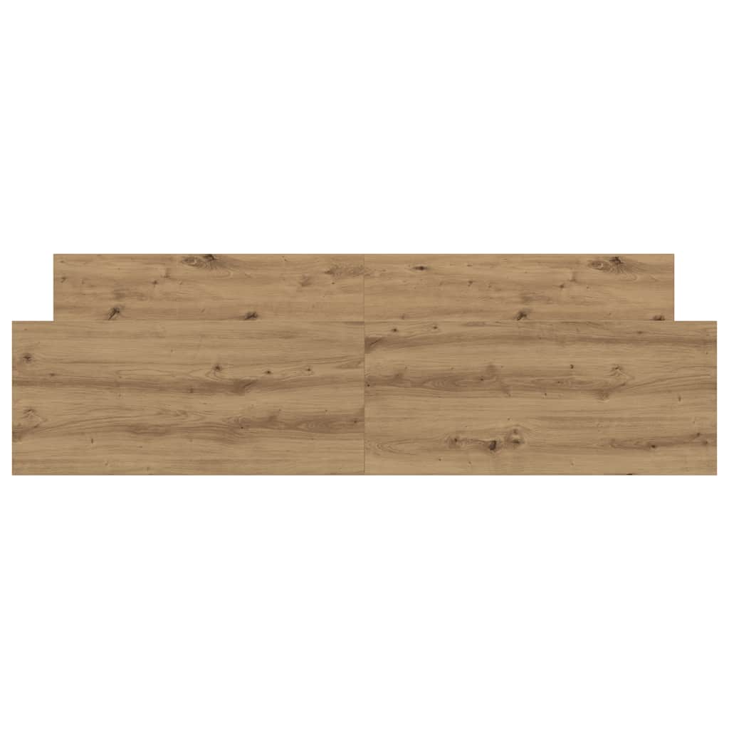 vidaXL Bed Frame without Mattress Artisan Oak 160x200cm Engineered Wood