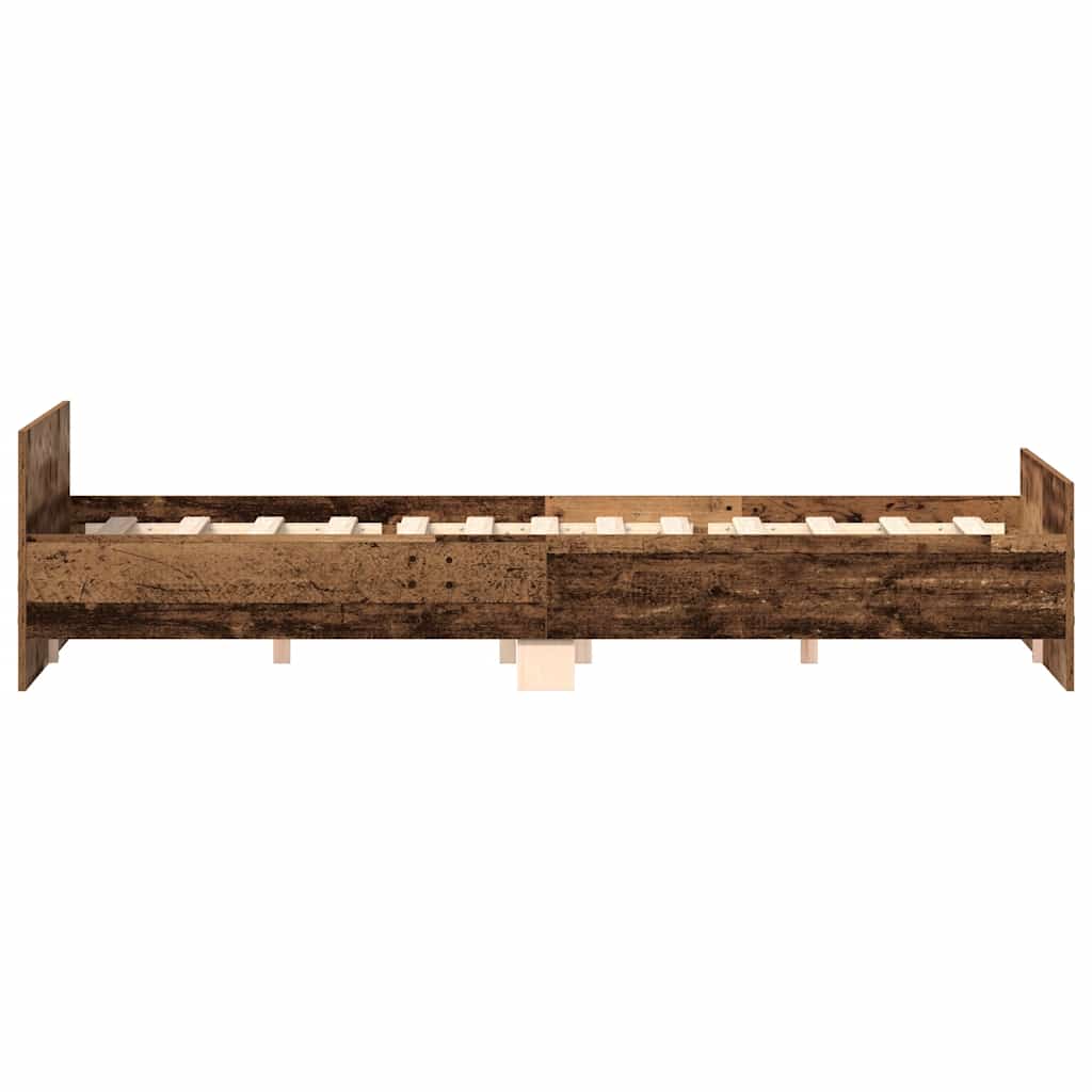 vidaXL Bed Frame without Mattress Old Wood 180x200cm Engineered Wood