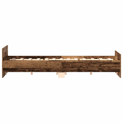 vidaXL Bed Frame without Mattress Old Wood 180x200cm Engineered Wood