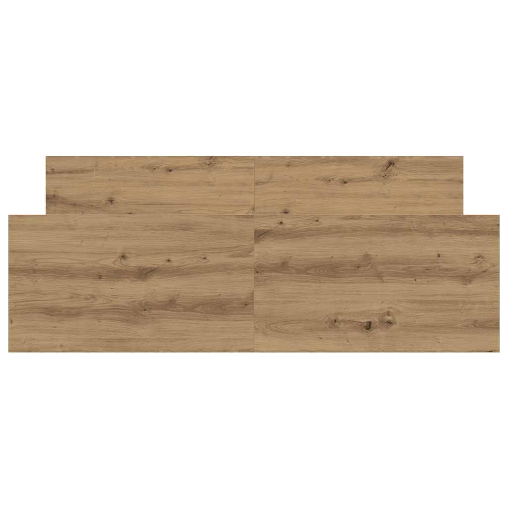 vidaXL Bed Frame without Mattress Artisan Oak 120x190cm Engineered Wood