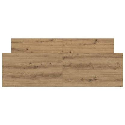 vidaXL Bed Frame without Mattress Artisan Oak 140x190cm Engineered Wood