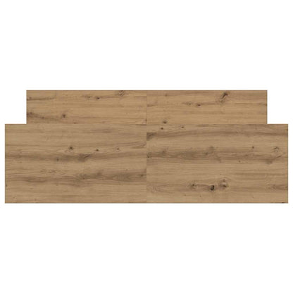 vidaXL Bed Frame without Mattress Artisan Oak 135x190cm Engineered Wood