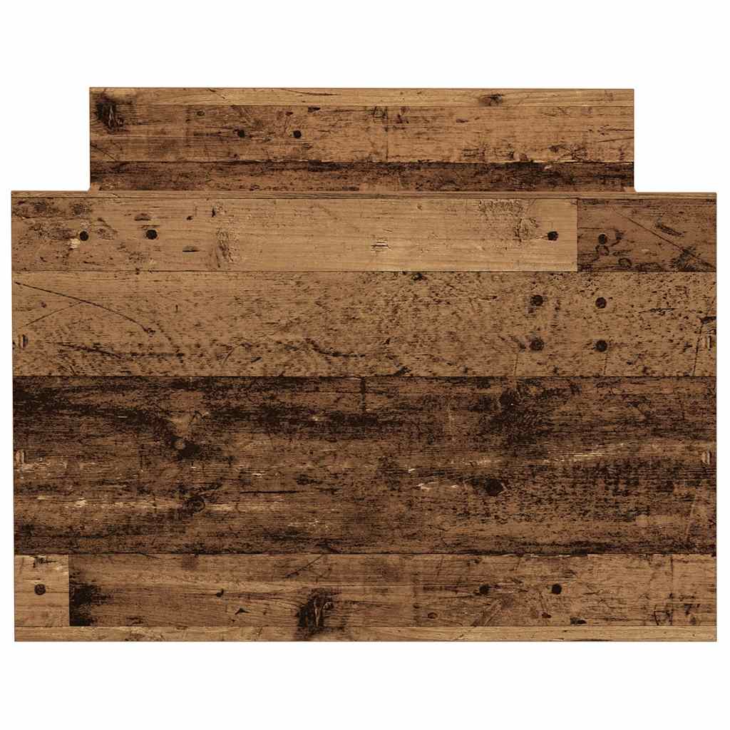 vidaXL Bed Frame | Old wood | Engineered wood, solid pinewood, plywood | Single