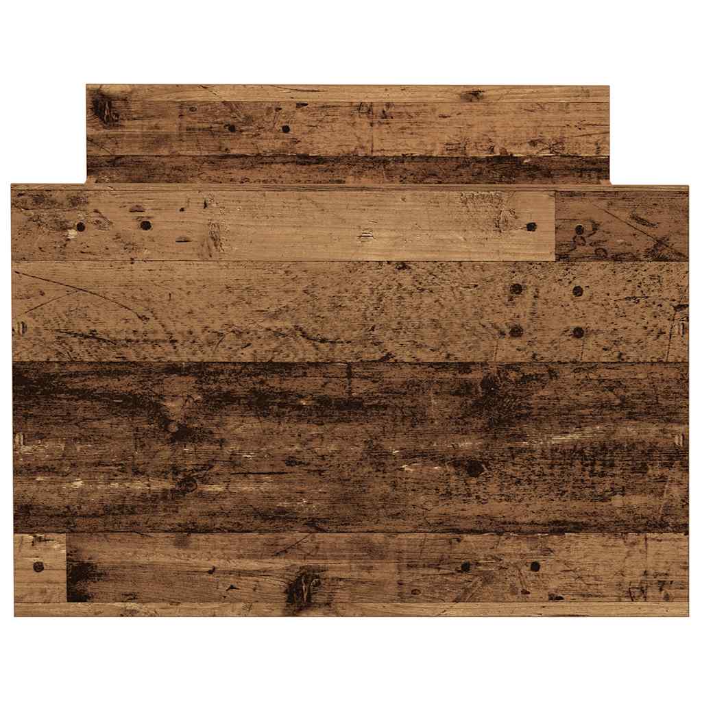 vidaXL Bed Frame | Old wood | Engineered wood, solid pine wood, plywood | Single