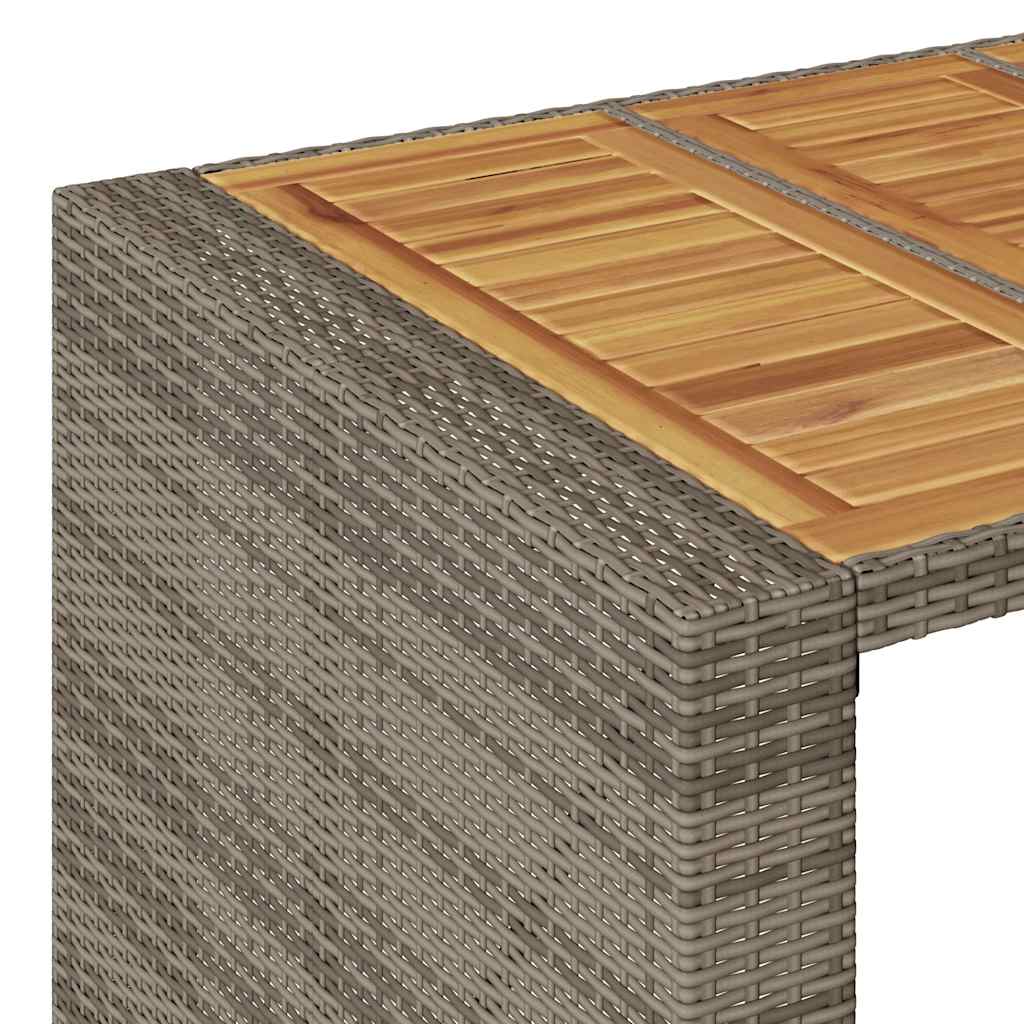 vidaXL Garden Bar Set | Grey