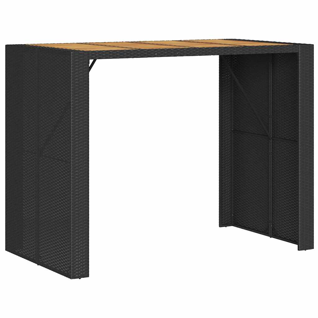 vidaXL Garden Bar Set | Black