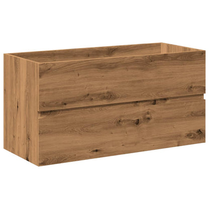 vidaXL Sink Cabinet with Built-in Basin Artisan Oak