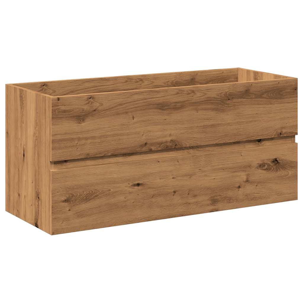 vidaXL Sink Cabinet with Built-in Basin Artisan Oak