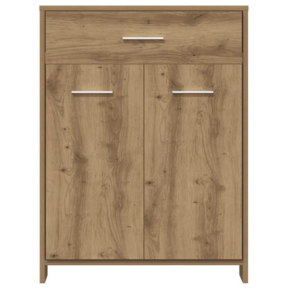 vidaXL 4 Piece Bathroom Furniture Set Artisan Oak Engineered Wood