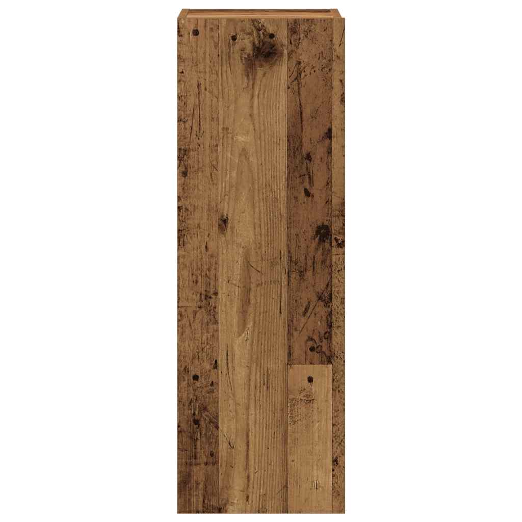 vidaXL 4 Piece Wall-mounted TV Cabinet Set Old Wood Engineered Wood